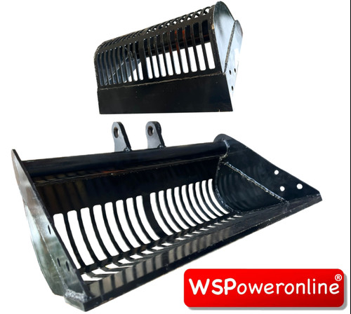 Mini excavator riddle bucket - mini,