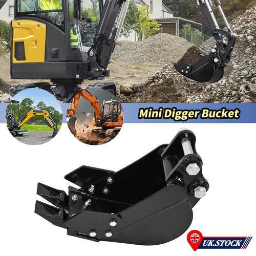 200mm digging bucket 25mm - 25mm, pins