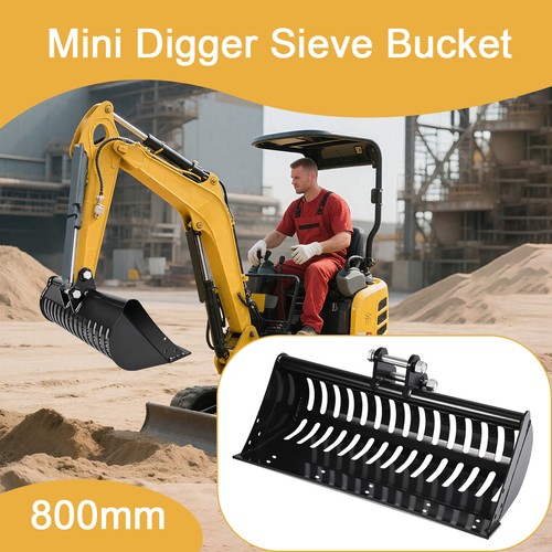 Mini digger 800mm - mini, riddle