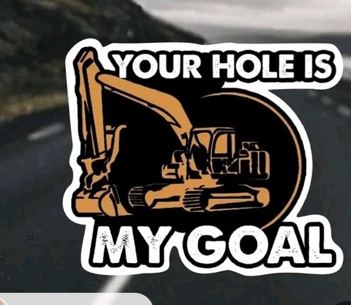 Funny digger decal sticker - funny,