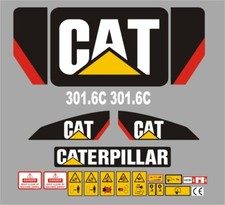 Cat 301.6C Mini Digger Decal
