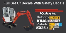 Kubota KX36-3 Mini Digger Full