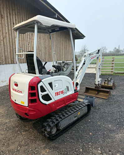 Takeuchi tb216 mini excavator - takeuchi,