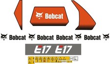 Bobcat E17 Mini Digger Decal