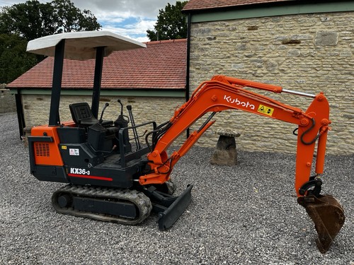 Kubota kx36 digger - kubota, excavator