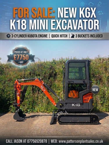 New 2026 kgx k18 mini - 2026, digger