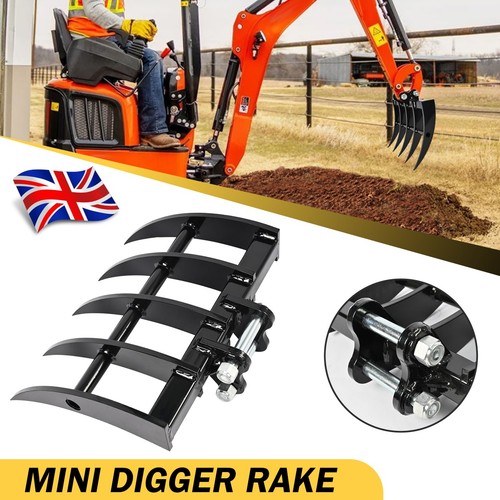 Mini digger rake - mini,