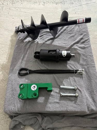 Mini digger auger attachment - auger,