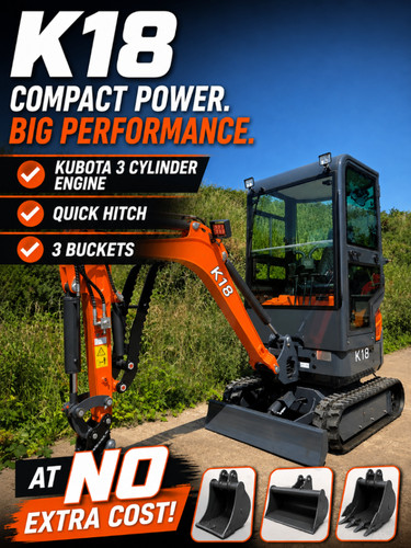 New 2026 kgx k18 mini - mini, digger