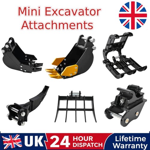 Mini excavator rake - excavator, ripper