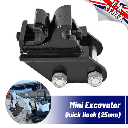 Mini digger quick hitch - hitch, manual