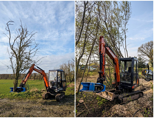 Ton excavator and operator - ton,