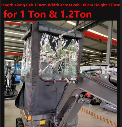 Mini excavator rain cover fit - rain,
