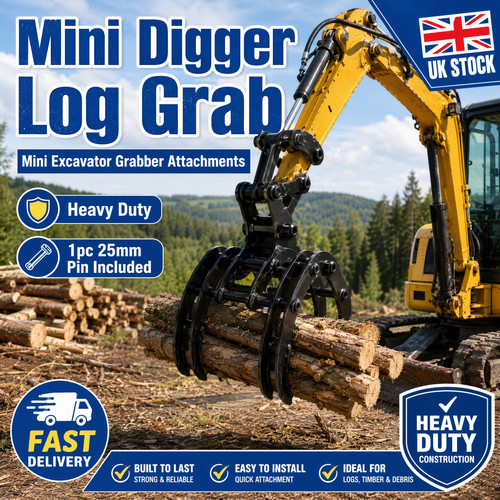 Mini digger log - log,